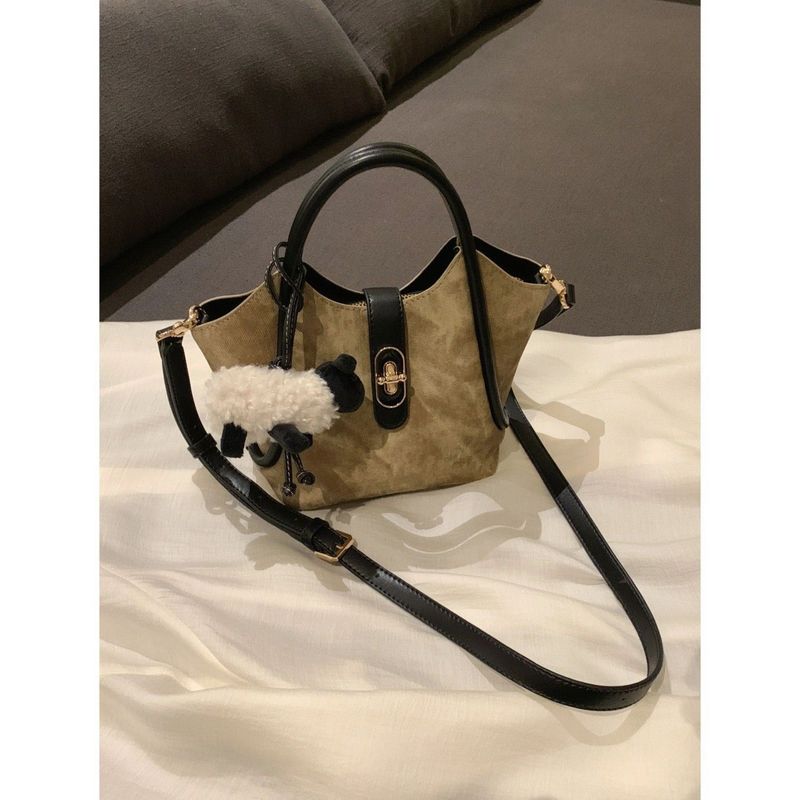 Borsa a secchiello in stile cinese di alta qualità del 2025 per donna, borsa versatile di grande capacità, adatta per pendolari._voghion.com