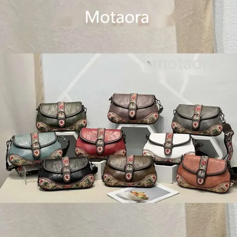 MOTAORA Borsa a tracolla da donna in pelle vegana ricamata, elegante e retrò, borsa a tracolla da donna, borsa principale da donna_voghion.com