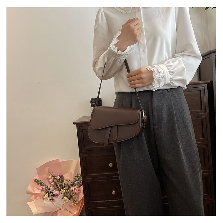 Dámský prémiový texturovaný nikový balíček, nová dámská taška, oblíbená letní crossbody kabelka, sedlová kabelka přes jedno rameno do podpaží_voghion.com