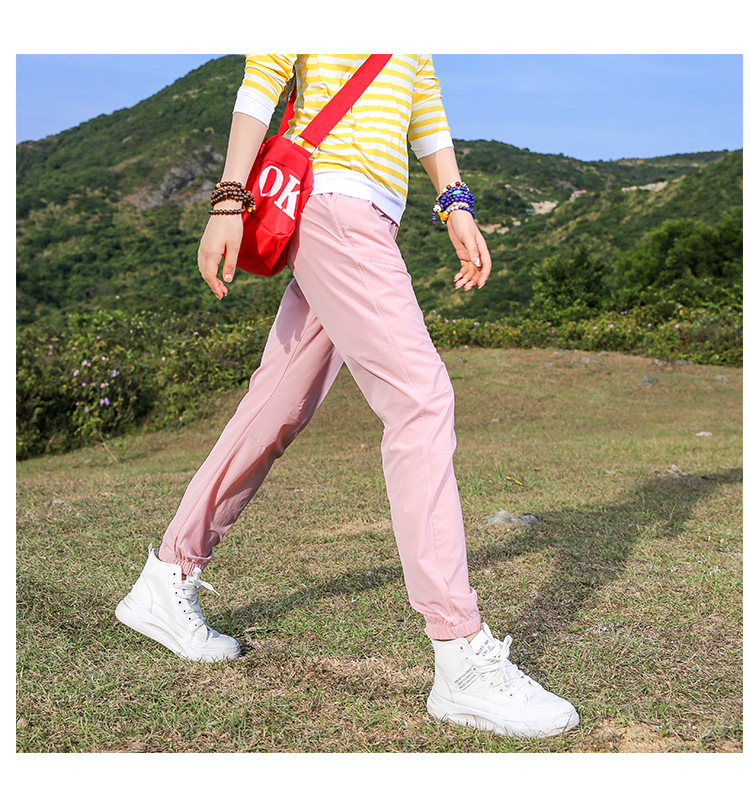 Women's trousers lightweight sweat-absorbent breathable quick-drying hiking and mountaineering pants summer_voghion.com