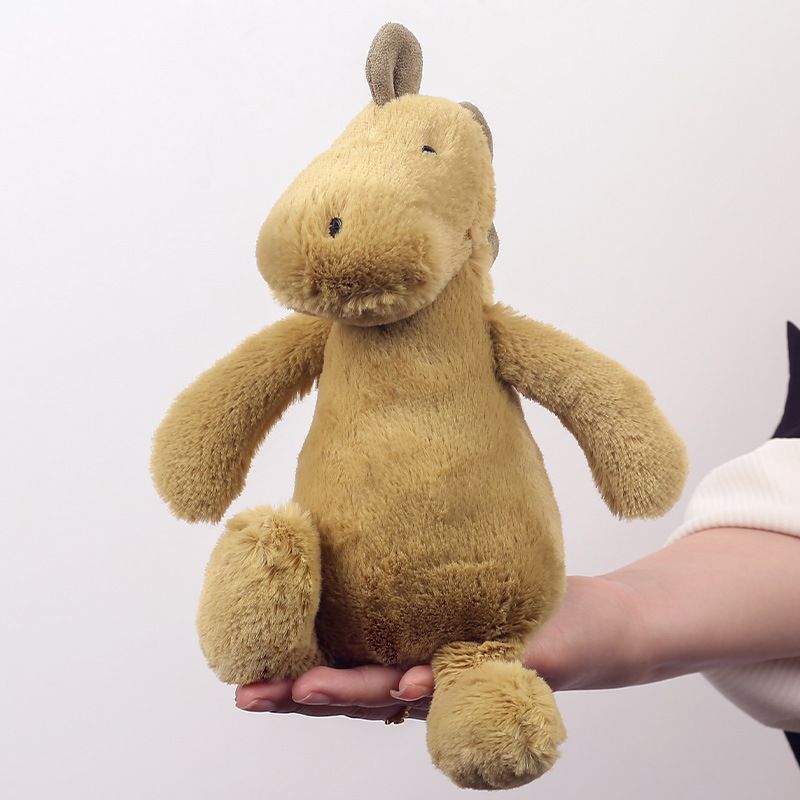 Toy Sitting on stilts dinosaur doll soothes sleep doll doll small dinosaur plush toy_voghion.com