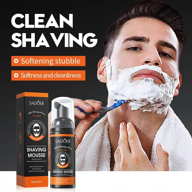 foam Men's Mousse 60ml Erweichende Rasiercreme_voghion.com