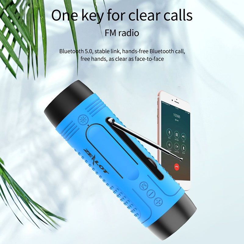 A2 daudzfunkcionāls basu bezvadu Bluetooth skaļrunis, iebūvēts mikrofons, atbalsta Bluetooth zvanu un AUX un TF karti un LED gaismas (pelēkas)_voghion.com