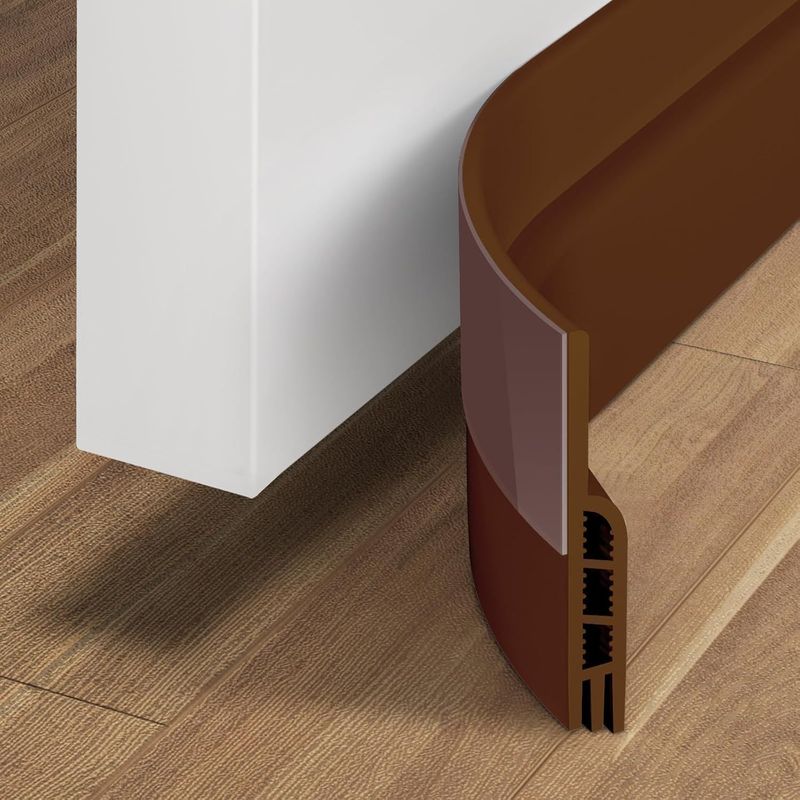 Self-Adhesive Soundproof Seal Strip, Gap Windproof Insulation Door Bottom Draft Blocker Tape For Home_voghion.com