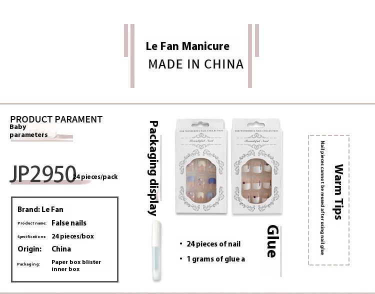 Comprimés à ongles en perles de sirène en forme d'amande, coeur de pêche français portant une armure 3D_voghion.com