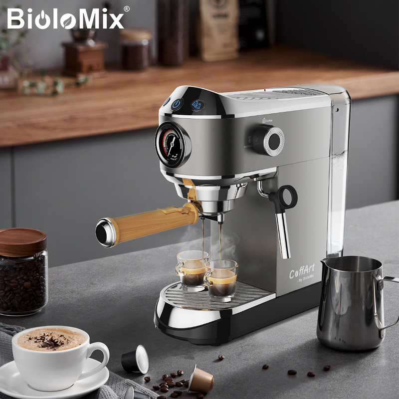 Máquina de café expresso 20 Bar com manômetro_voghion.com