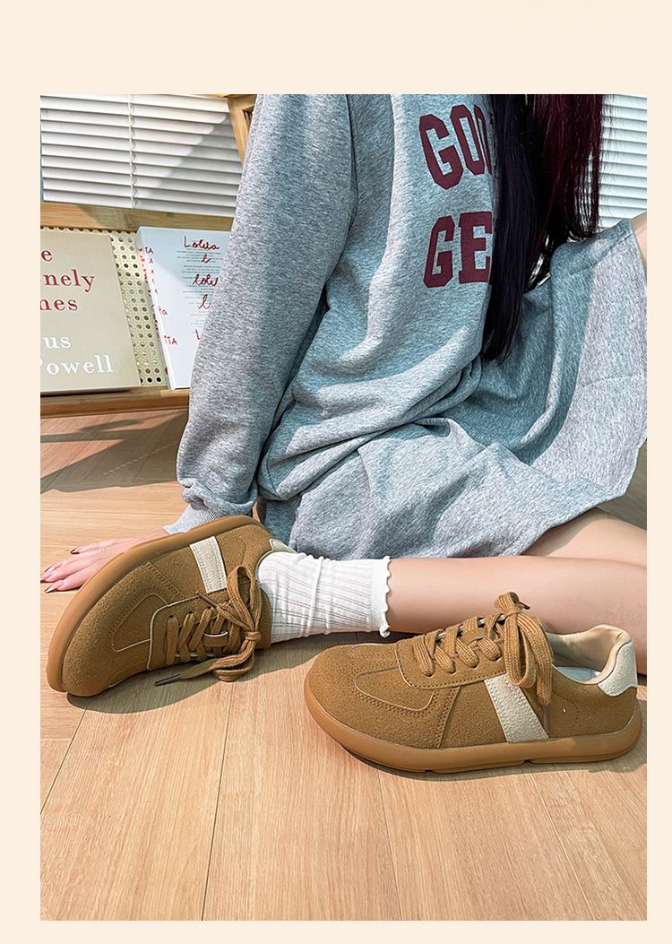 Shoes For Women Autumn Round Toe Versatile Women's Shoes Soft Soles Do Not Tire The Feet Niche Retro Flat Shoes_voghion.com