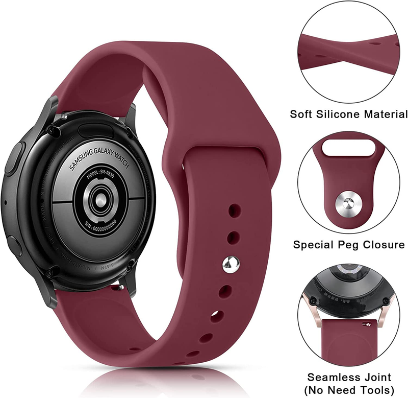 Cinturino 20mm/22mm per Samsung Galaxy Watch 5/5pro/4/3 Active 2, Huawei GT2e/3/pro Bracciale Amazfit GTS2/2e/3/Mini/GTR2e/3pro Band_voghion.com