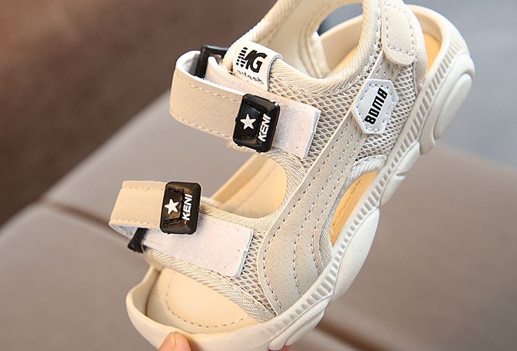 2024 Sommer Neue Kinder Strandschuhe für Jungen mit weicher Sohle, Stirnband Anti-Kick, leichte Sandalen für Mädchen_voghion.com