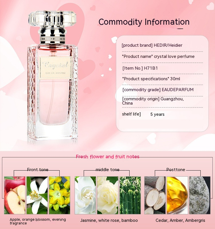 New Hot Brand Women's Perfume 30ml Flower and Fruit Fragrance Coco Perfume Women's Persistent Light Fragrance Fresh Floral Fragrance_voghion.com