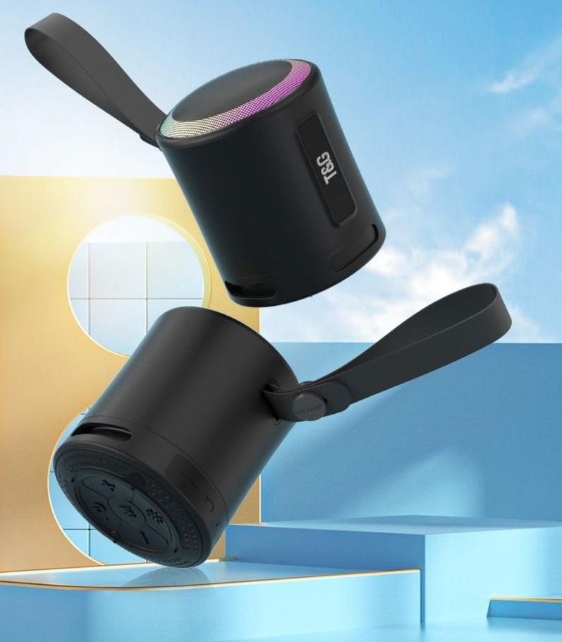 Kültéri hordozható mini Bluetooth hangszóró Hangminőségű mélynyomó, számítógép kis hangszóró, rádió nagy hangerővel_voghion.com