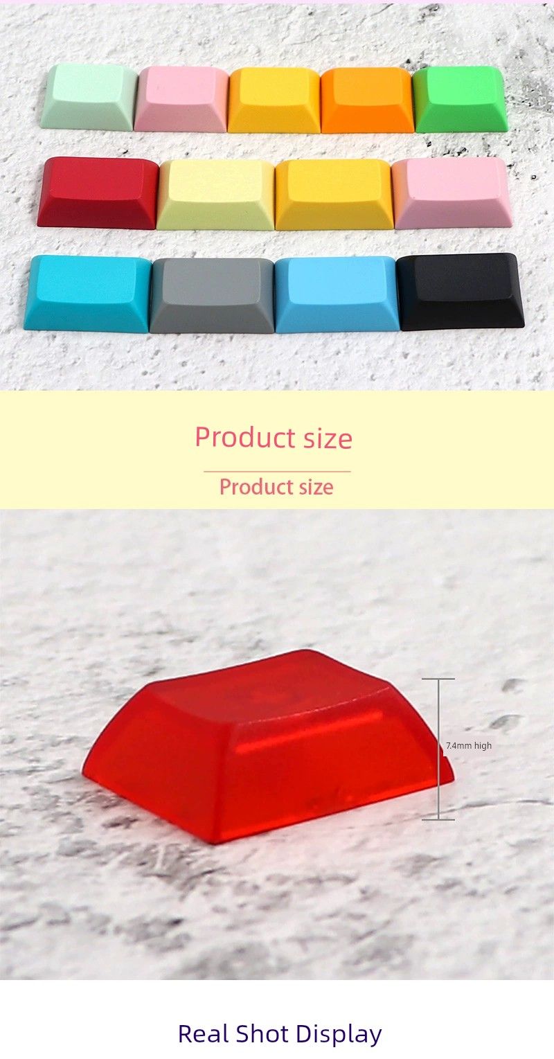 Keycaps Non-Engraved Short Ball Cap Color Nical Keyboard_voghion.com