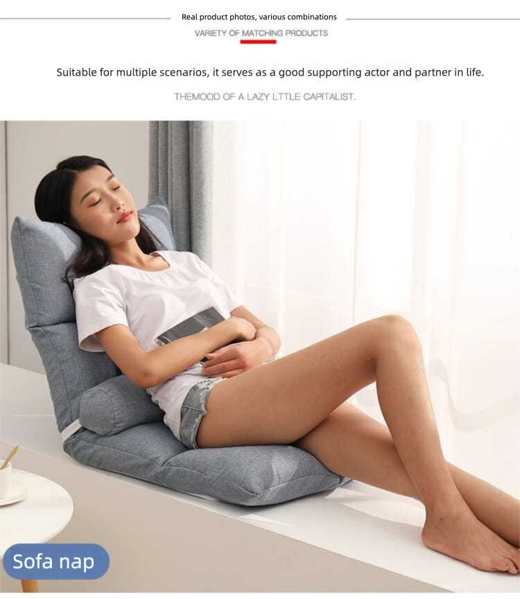Lazy Tatami For Girls Cute Bedroom Balcony Single Small Sofa Foldable Dormitory Bed Backrest Chair_voghion.com