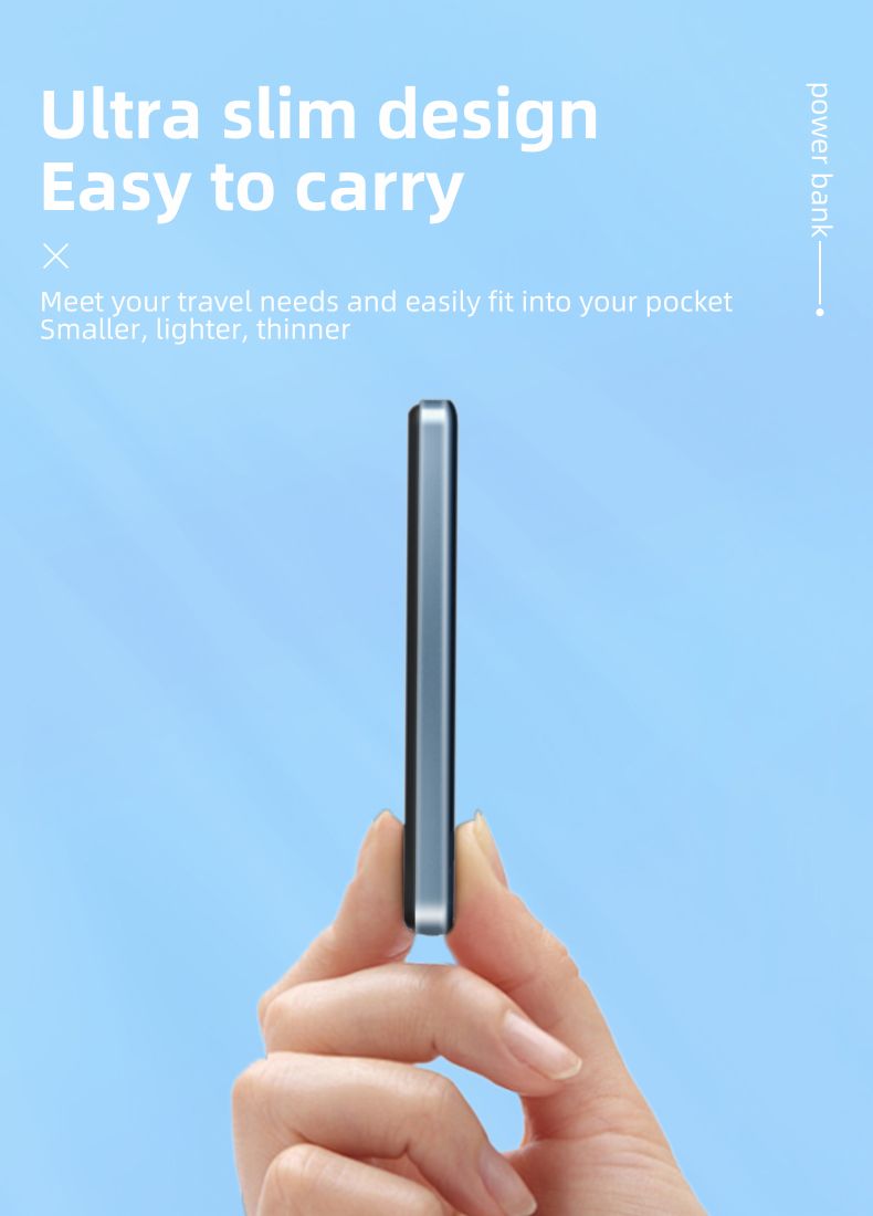 Music Festival Four-Cell Battery Indicator Powerbank 10000 Mah Wireless Magnetic Type-C Fast Charging Power Bank Aluminum Alloy Custom_voghion.com