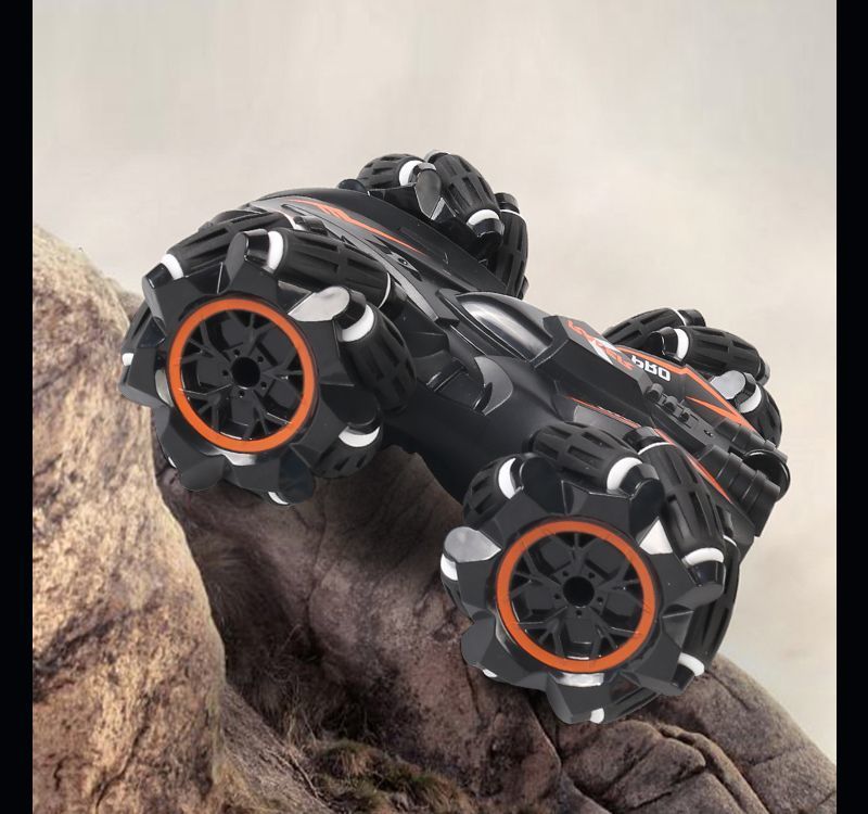 Stunt Double sided Drift Remote Control Car Gesture Sensing Off road Climbing Charging 4WD Children's Toy Boy Gift_voghion.com
