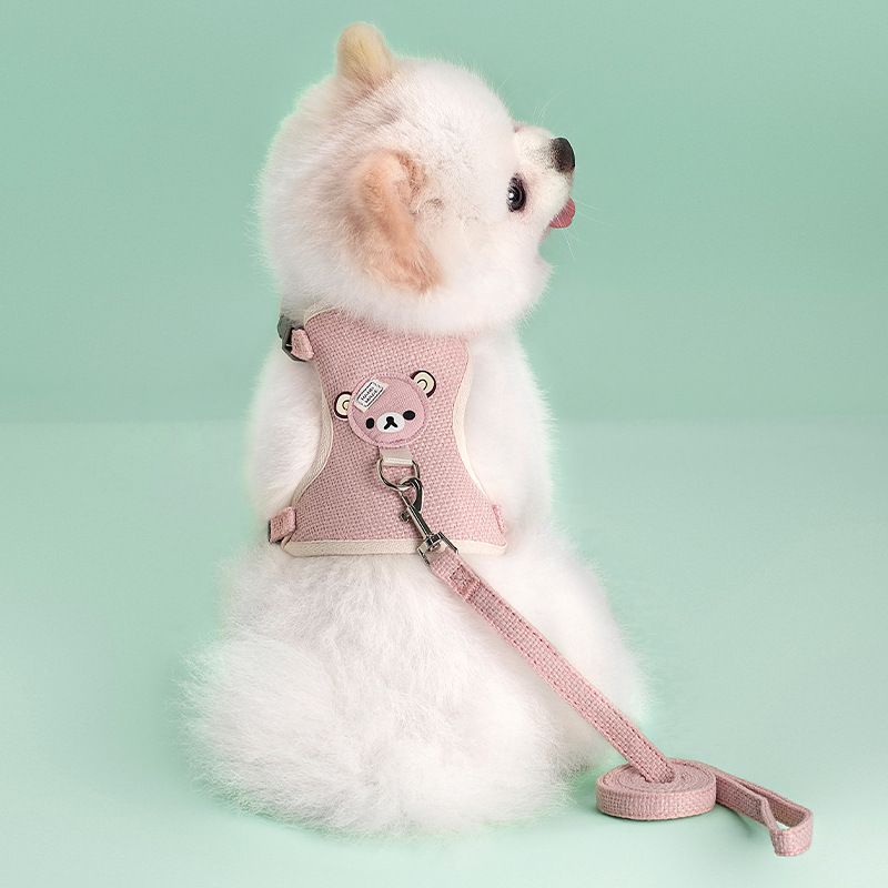 Vest-Style Dog Leash For Teddy, Bichon, Small And Medium Dogs, Cat Harness, Pet Supplies_voghion.com