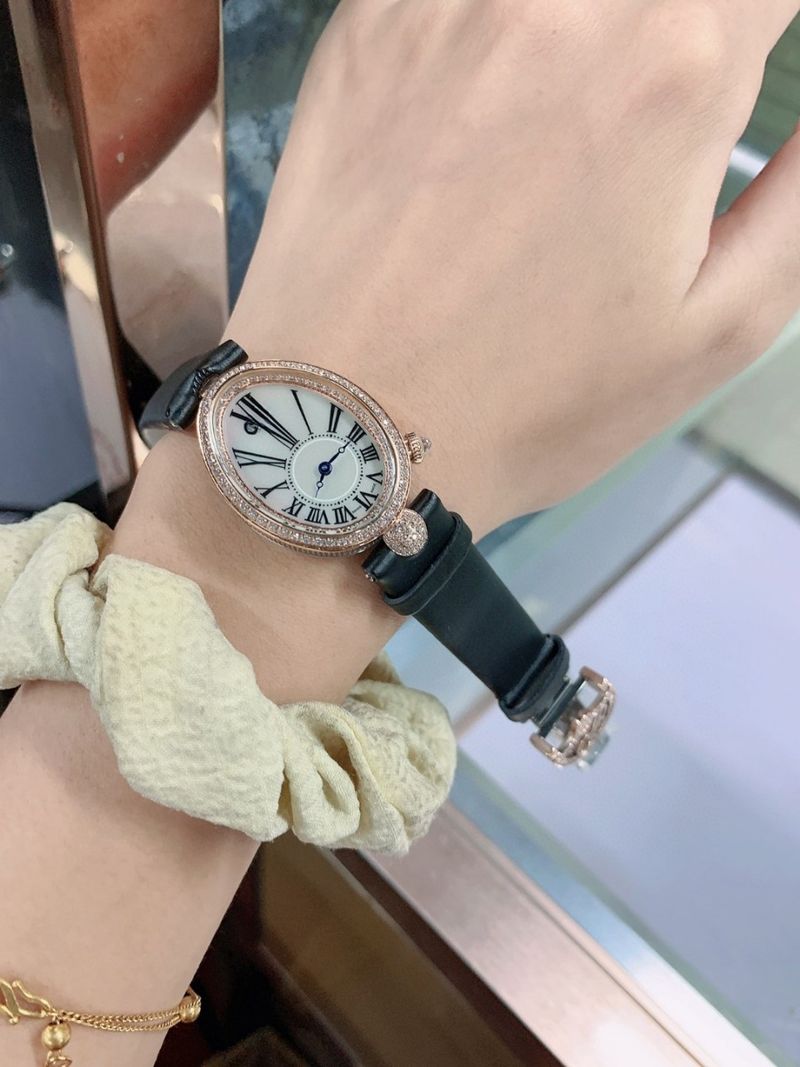 Orologio da donna di lusso di alta gamma, di alta qualità, con cinturino ovale in pelle, quadrante antistrappo, 2025_voghion.com