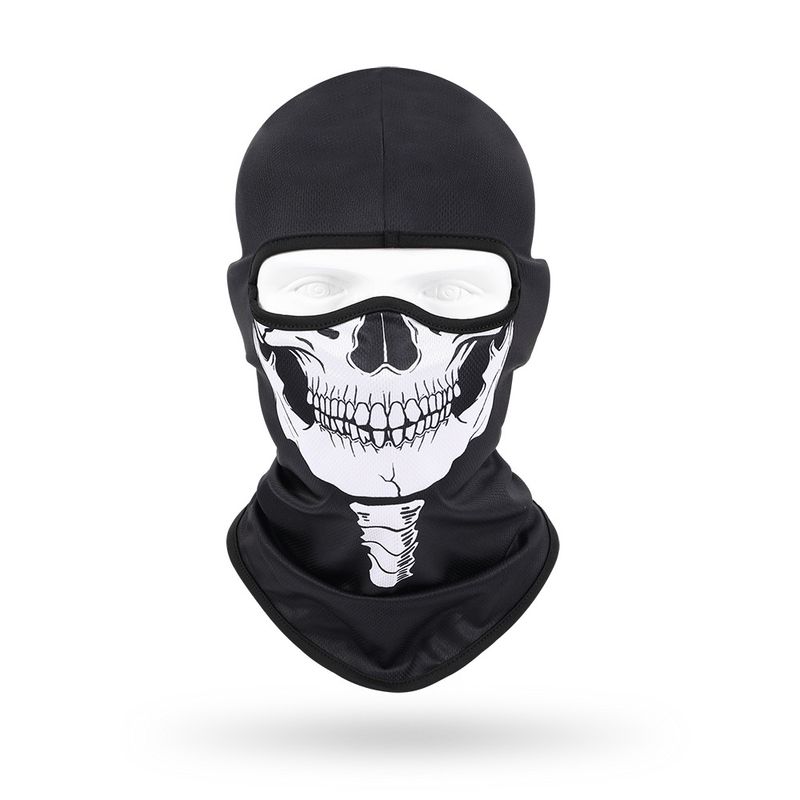 Mascarilla de calavera transpirable de secado rápido para hombres y mujeres, para ciclismo al aire libre, con protección solar personalizada._voghion.com