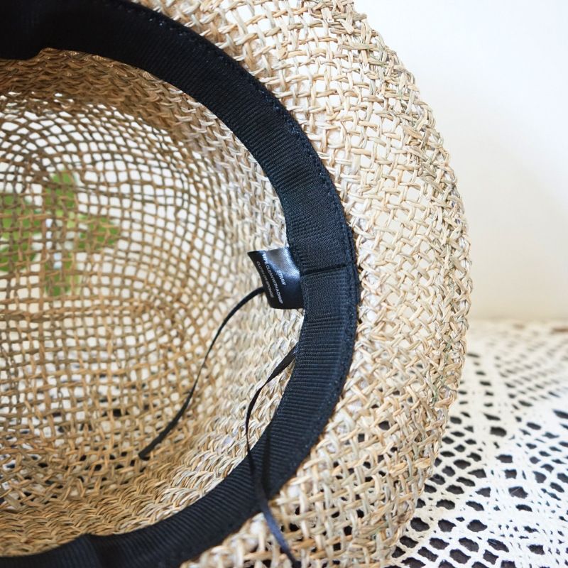 Chapeau de soleil en paille à bord court pour femme, chapeau de plage, derby, d'église, de fête, à la mode_voghion.com