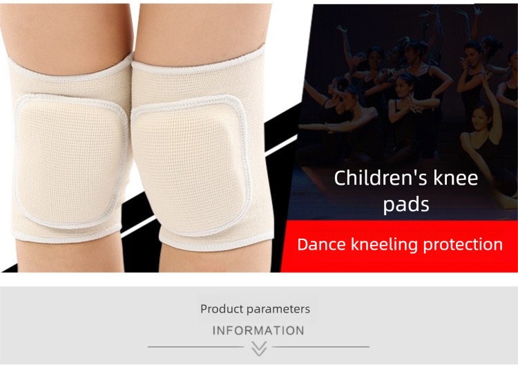 Ginocchiere da ballo per bambini in spugna 100% cotone, sport, pallavolo, danza, pattinaggio a rotelle, gomitiere anticaduta, traspiranti_voghion.com