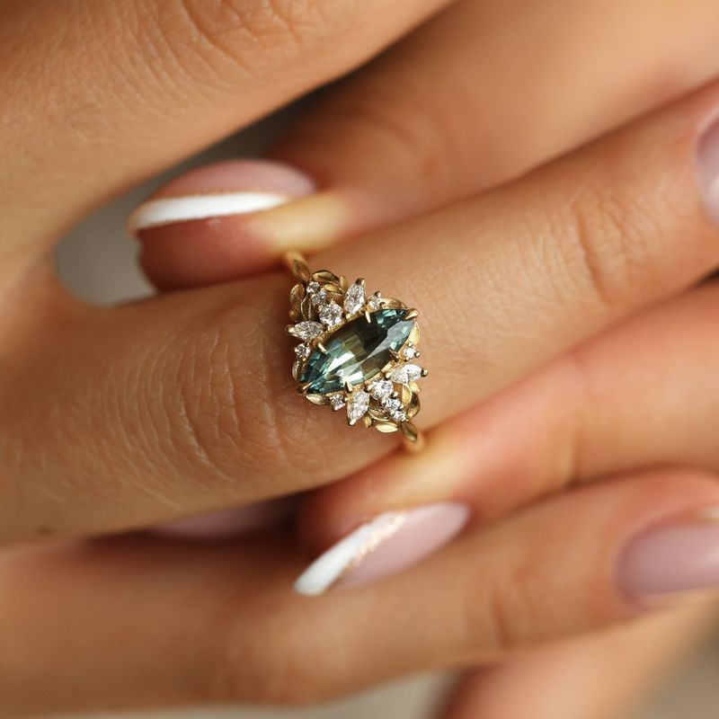 Sanjie Koreanische Version Vielseitig Und Einfach Kleiner Duft Intarsien Mit Zirkon Ring 25 Jahre Neues Accessoire_voghion.com