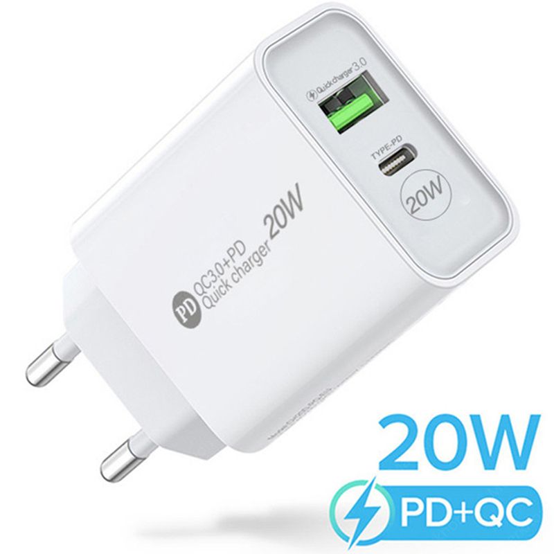 Music Festival 12W PD Handy 2.4A Britischer Ladekopf Typ-C Adapter PD + USB Reiseladegerät_voghion.com