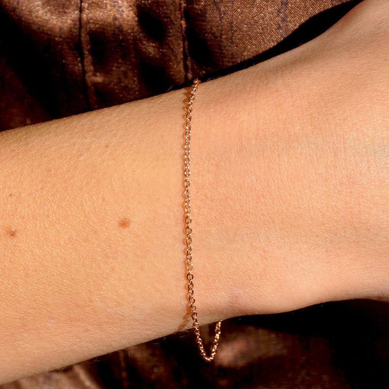 Swobodny Prosty Klasyczny Styl Jednolity Kolor 304 Stal Nierdzewna 14K Pozłacane Bransoletki W Hurtowych Cenach_voghion.com