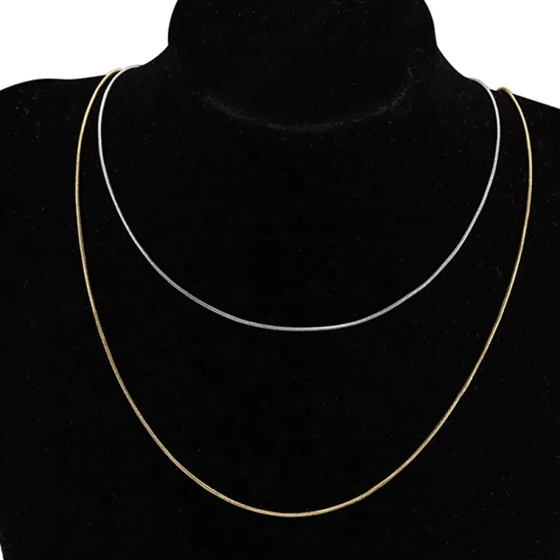 Klaar voorraad HIYEE Stainlss Stl Snak Chain Ncklac Kettingen DIY voor vrouwen Sieraden maken Bevindingen Pndants Lobstr Sluitingen_voghion.com