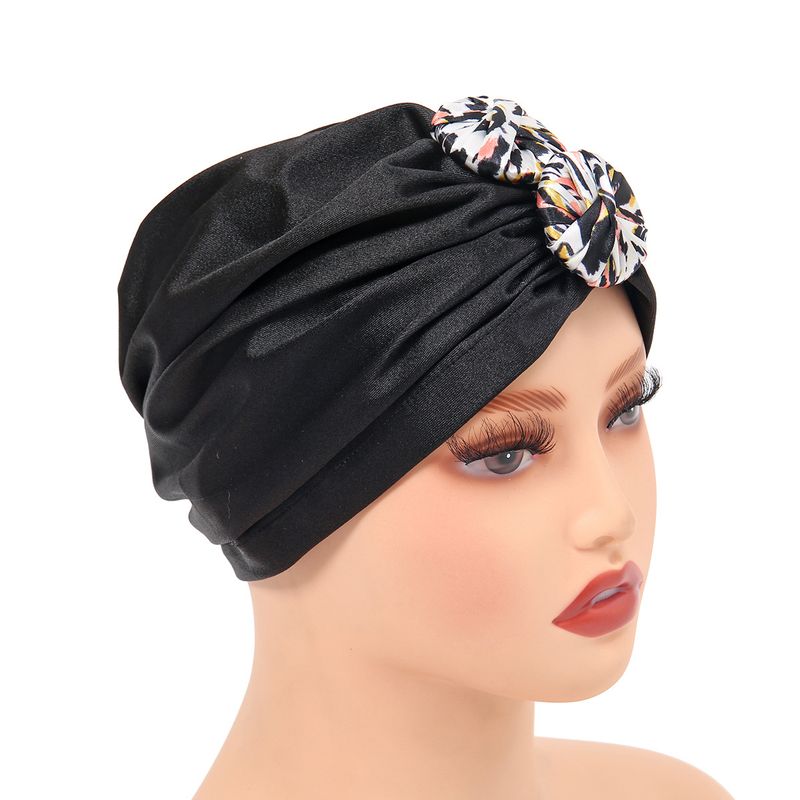 Neu Modische Muslimischen Multi-farbe Kopftuch Hut Mit Zwei Knöpfen Auf Der Stirn, frauen Vielseitig Pullover Und_voghion.com