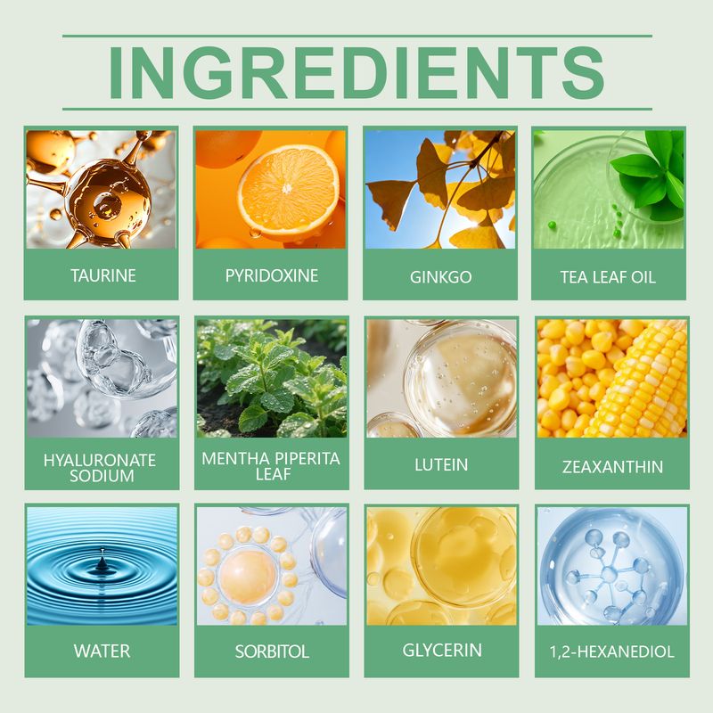 LANISKA Pflege für die Augen, feuchtigkeitsspendend, feuchtigkeitsspendend, angenehm, täglich, sanfte Augentropfen_voghion.com