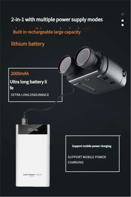 Ultra Clear Large Screen Day Dual-use Camera And Video Recorder With High-definition Infrared All Black Dual Tube Night_voghion.com