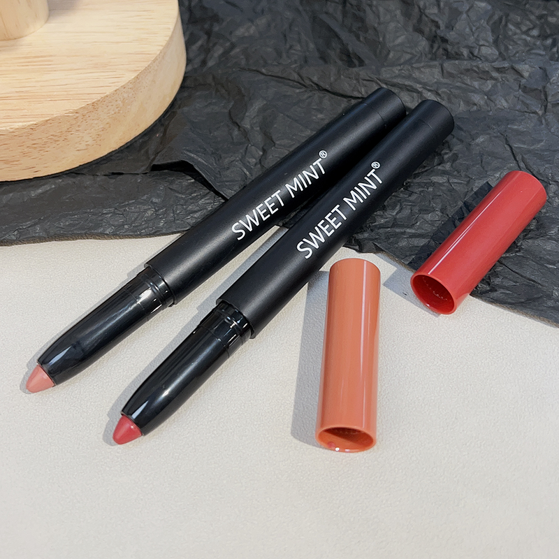 Matte Lipliner Lápis À Prova D 'Água Sexy Marrom Vermelho Contorno Matiz Batom Duradouro Antiaderente Copo Lip Liner Caneta_voghion.com