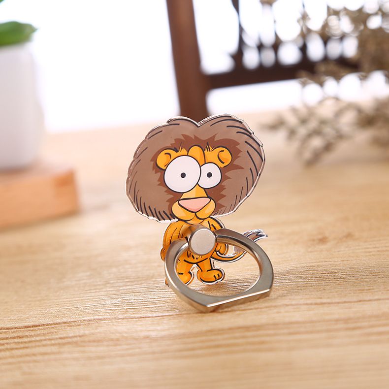 New Holder Cartoon Animal Big And Small Eyes Elephant Giraffe Ring Buckle Universal For Lazy People_voghion.com