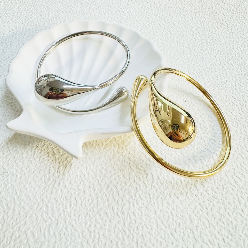 Kleines Nischendesign, Armband mit großem Wassertropfenkopf, kalter und kühler Stil, minimalistische Hohlmode, exquisites Handgelenk_voghion.com