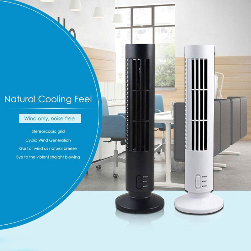 Ruixingst Universeller tragbarer Mini-USB-Säulen-Luftkühlungs-Elektro-Schreibtischventilator für Büro und Schule_voghion.com