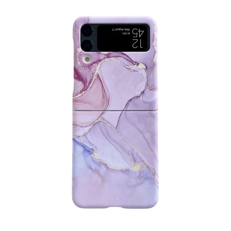 Marble Pattern Compatible With Samsung Flip 50% Off Foldable Phone Case Water Sticker Galaxy Z Flip4 Hard_voghion.com