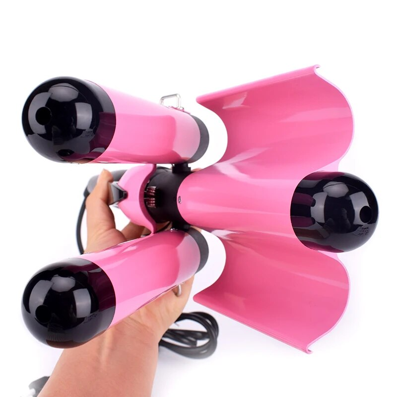 Professionell Keramik Trippelfat Curler Iron Wave Waver Styling Tools Hårstylervägg_voghion.com