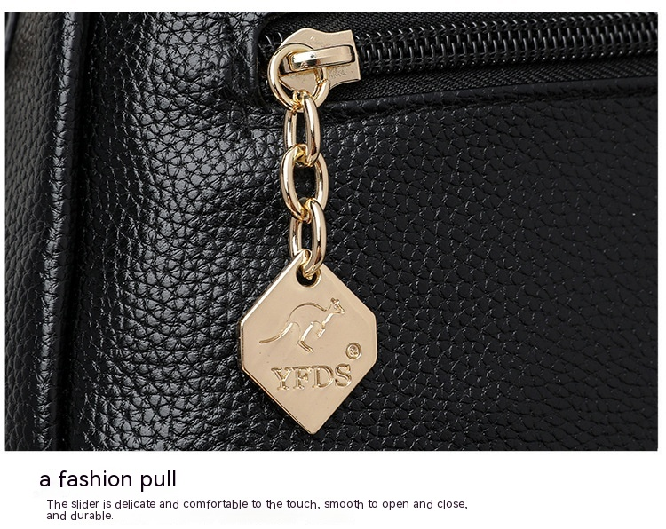 2024 New Soft Leather Backpack For Women's Fashion Leisure Large Capacity Multi Functional Backpack Versatile Outgoing Backpack_voghion.com