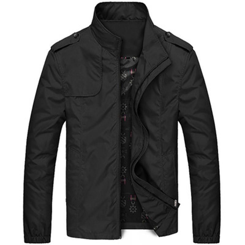 Hochwertige Bomberjacke für Herren, fest, lässig, Frühling/Herbst, Oberbekleidung, Mandarin-Sportbekleidung, Herrenjacken für Herren, M-5XL, 6XL, 7XL_voghion.com