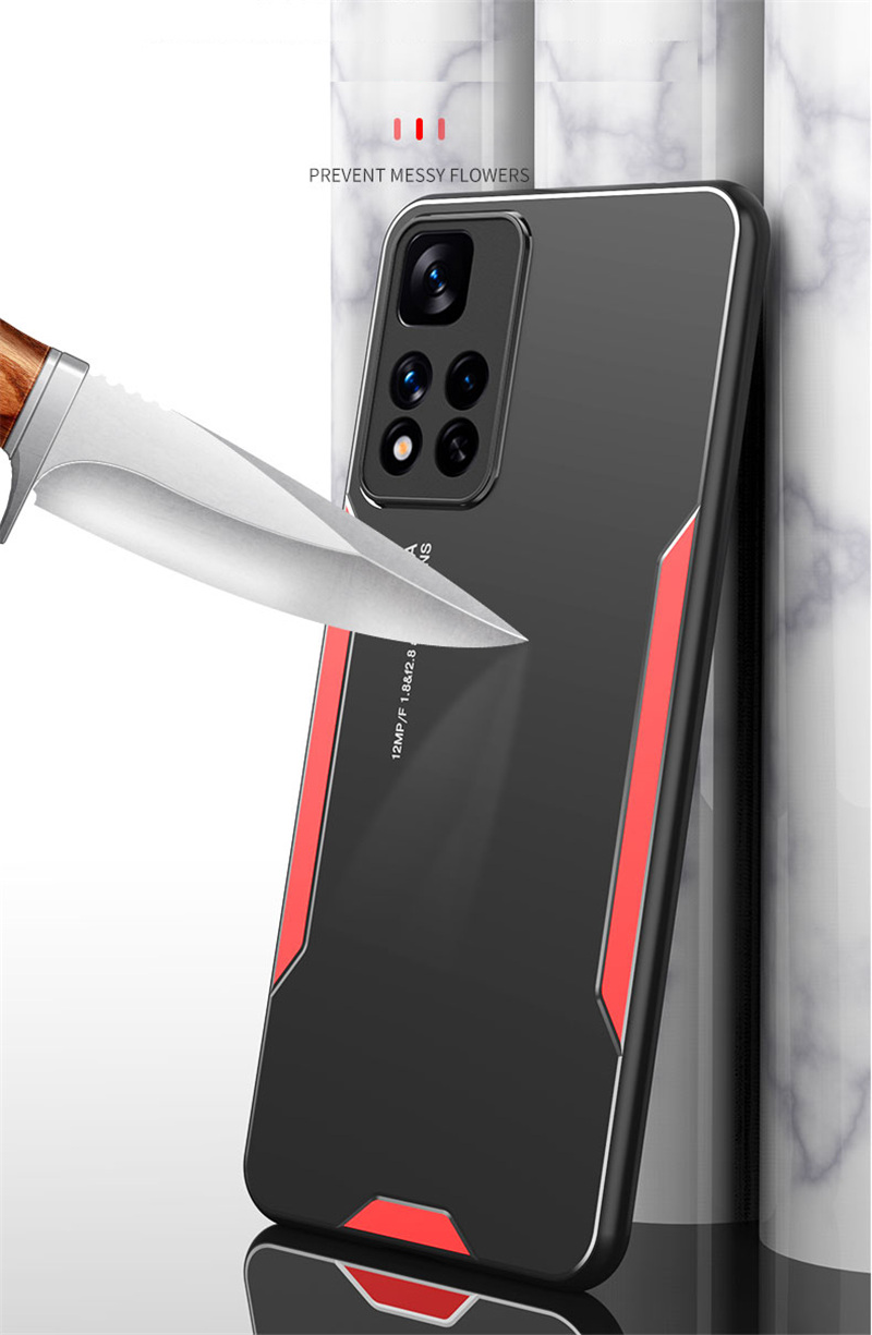 Für Redmi Note 11 Pro Fall Hohe Qualität Zurück Abdeckung Schutz Fall Für Redmi Note 11 5G Anti-herbst anti-fingerprint Alumi_voghion.com