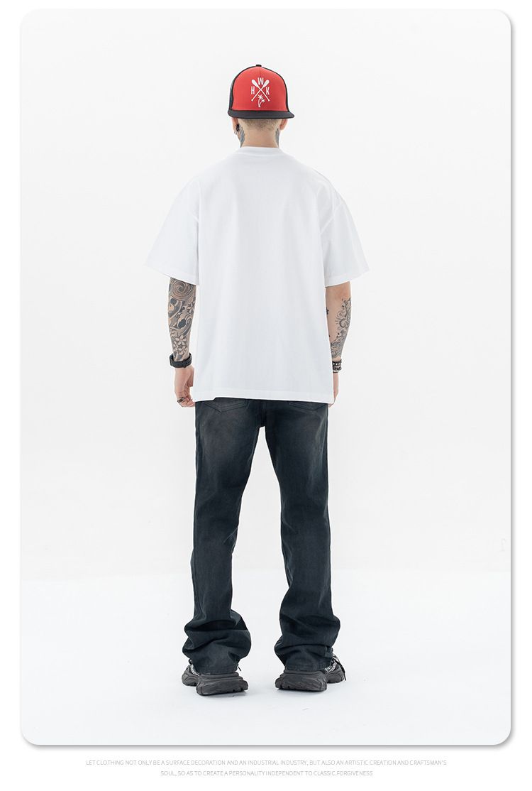 SUP Men's Wear | 2024 Spring/Summer New Product Trendy Brand American High Street Hip Ham Lord Portrait Printed Short_voghion.com