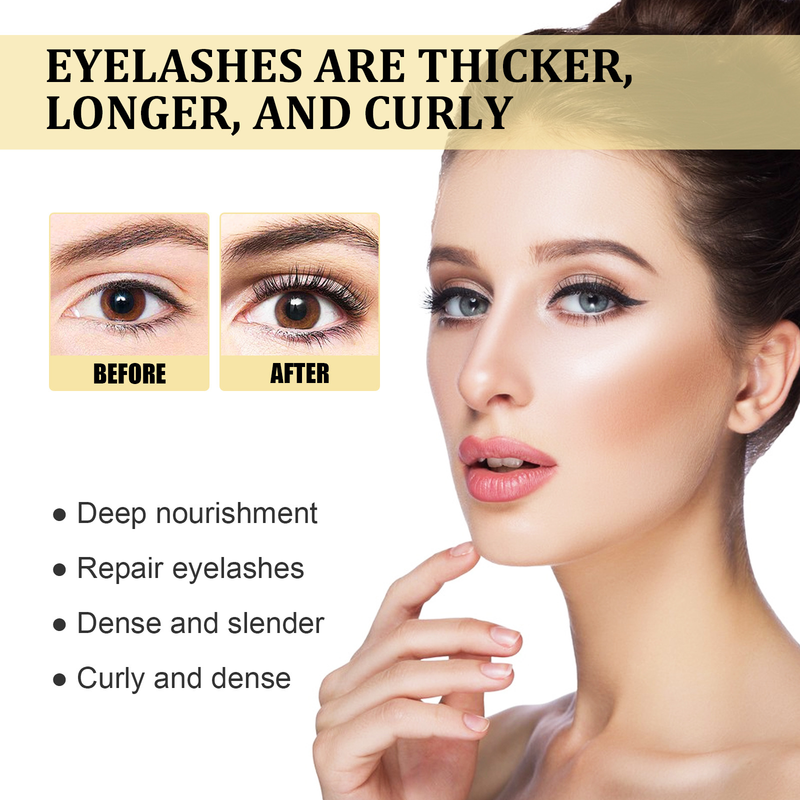 EELHOE lotion, black curly eyelashes, naturally beautiful, slender, and dense eyelash moisturizing care solution_voghion.com