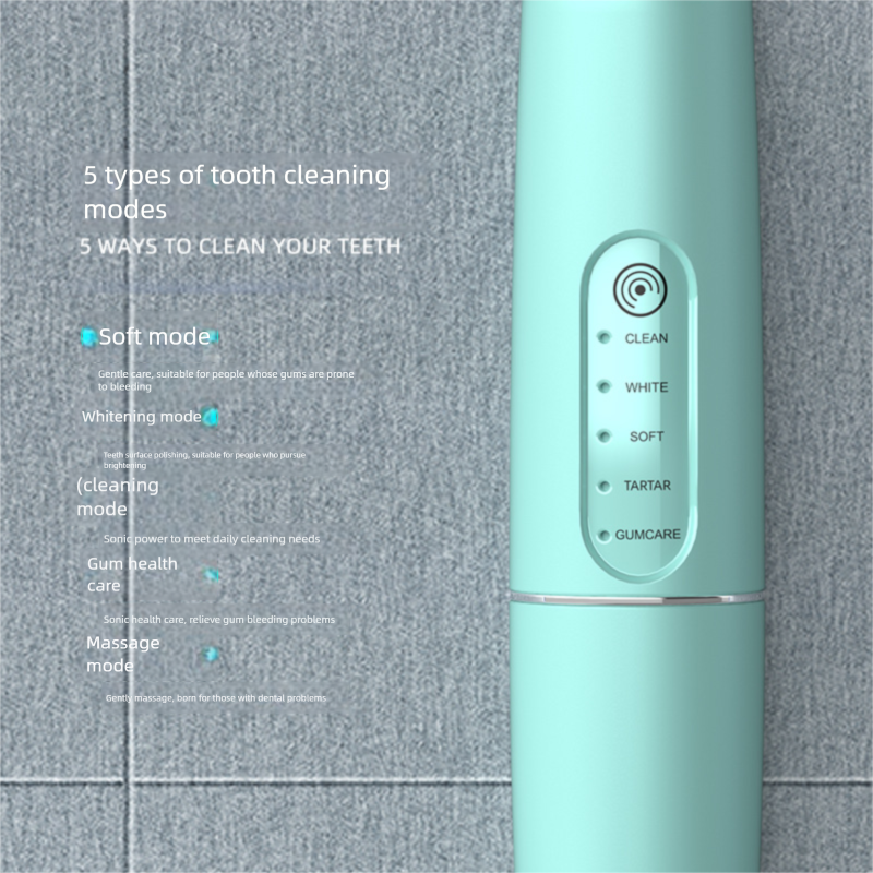 Smart Sonic Toothbrush With Wireless Charging, Multiple Cleaning Modes For Adults & Kids, IPX7 Waterproof For Bathroom Use /_voghion.com