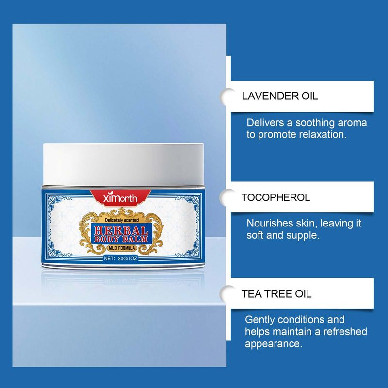 Crema de hierbas Ximonth Relajación a la hora de dormir Esencia vegetal Fragancia Cuidado diario Confort nocturno Sueño_voghion.com