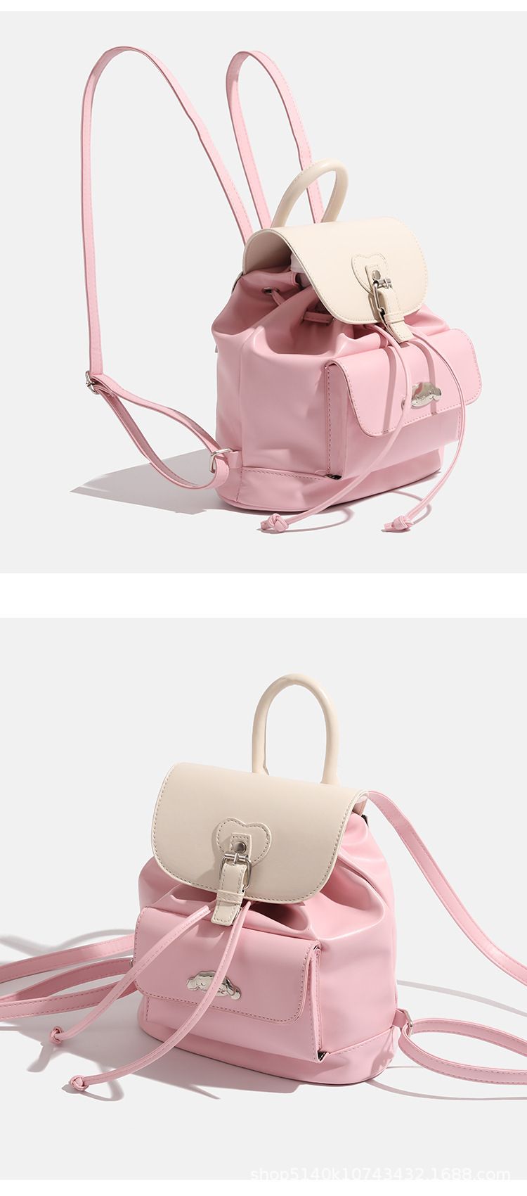 Zaino casual semplice e fresco per la primavera e l'estate 2025, grande capacità, moda, donna, borsa da scuola, moda, casual, quotidiano_voghion.com