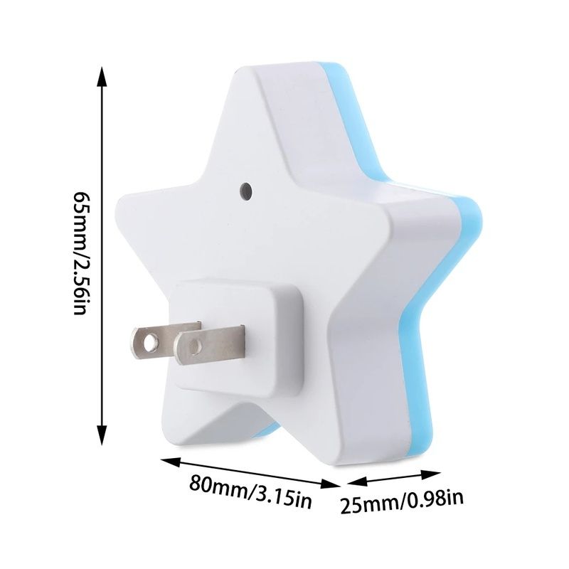 Sternform Lampe LED Nachtlichter Nachtwandlampe Fernbedienung Sensorsteuerung Cartoons Schlaflicht Kindergarten Kinderschlafzimmerlampe_voghion.com