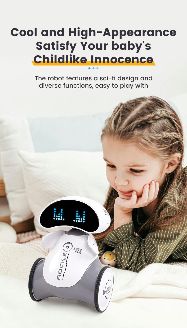 Giocattoli Giochi Nuovo R33 Bambini Intelligente Compagno Programmazione Robot Bambini Giocattolo Ballerino Robot Modello_voghion.com