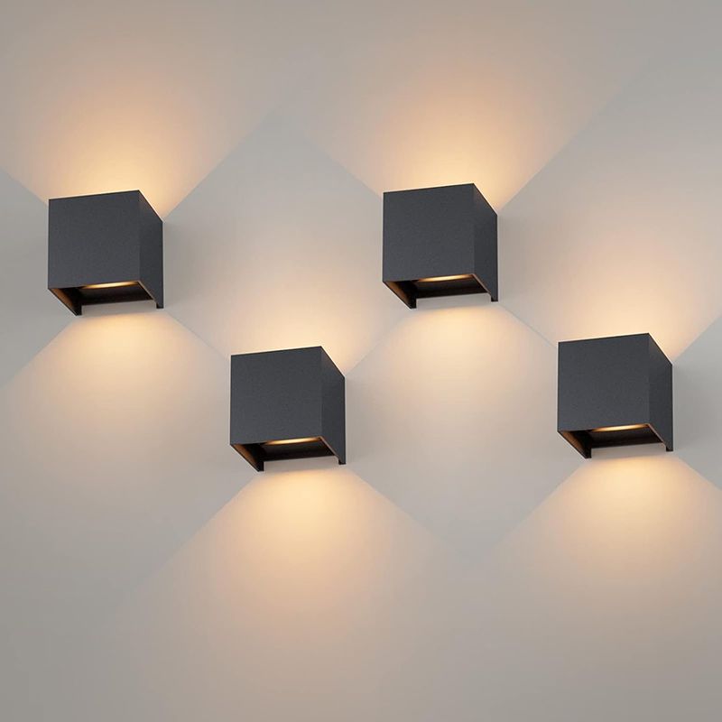 12W Wasserdichte Außenlampen Einstellbarer Lichtwinkel Lichter Wandleuchte Für Garten Veranda Terrasse Balkon Beleuchtung Wandleuchte_voghion.com