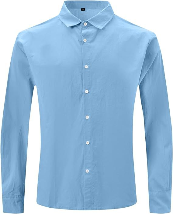 Top da uomo, grande, in lino solido, per la casa, moda casual, top da uomo_voghion.com