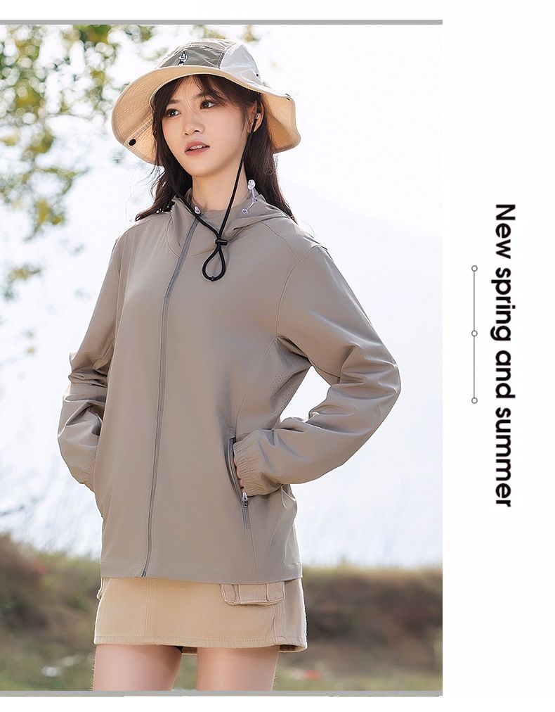 „Unisex Sommer-Hoodie mit UPF 50+ Sonnenschutz – Leichte und atmungsaktive Outdoor-Jacke zum Wandern, Campen und Radfahren (S–5XL, verschiedene Farben)“_voghion.com